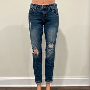 Kut From The Kloth Catherine Boyfriend Distressed Jeans Size 4
